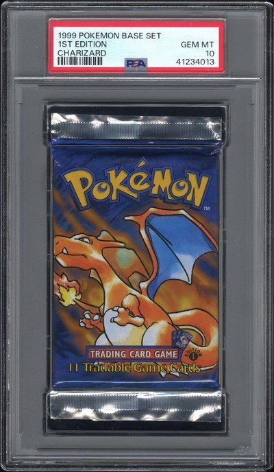 1999 Base Set 1st Edition Charizard PSA 9